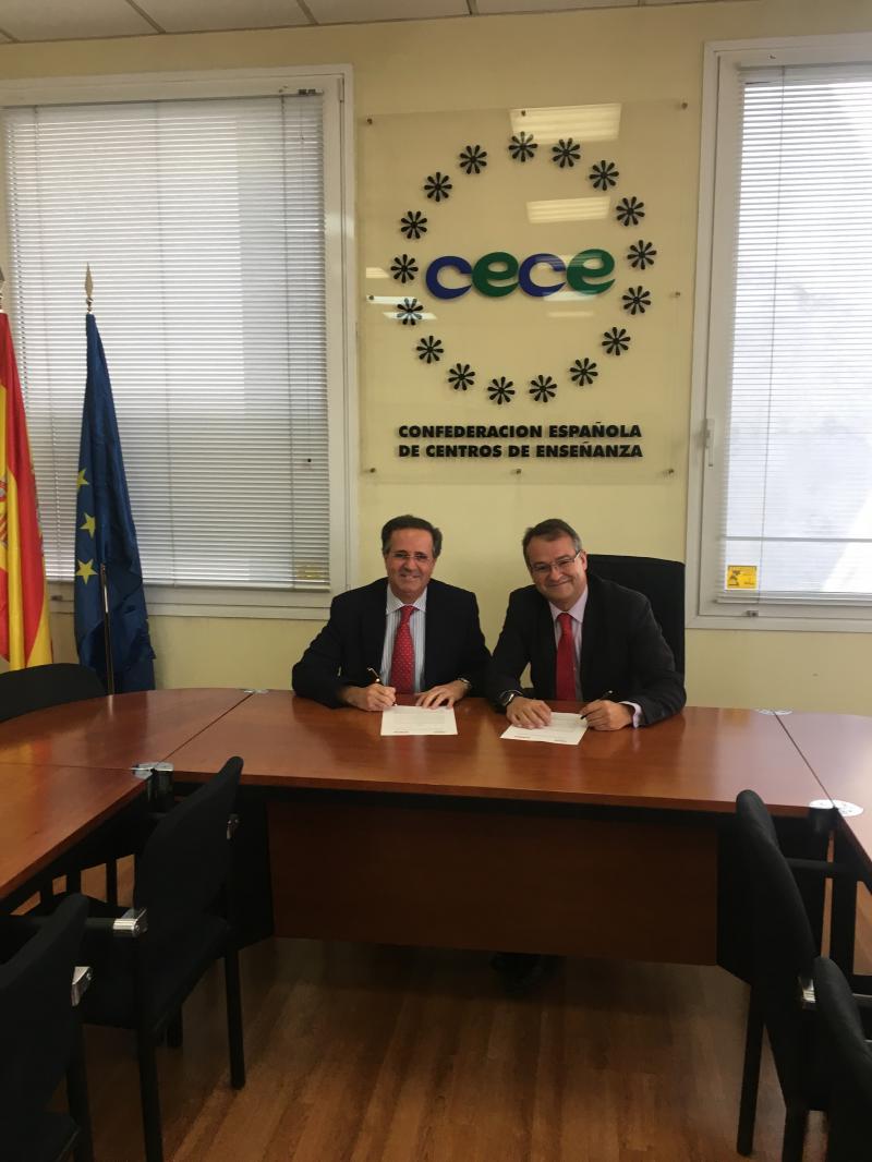 Firma del Acuerdo CECE - Grupo EDEBÉ